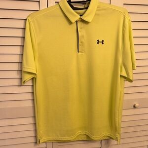 Under Armour Men's Neon Yellow Polo Shirt